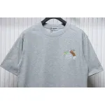 Loewe Suna Fujita co-branded rabbit embroidered short-sleeve Grey