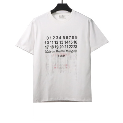 Maison Margiela Ghost Digital Print Short Sleeve White 01