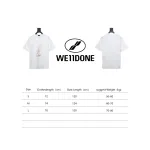 WE11DONE Rainbow Love Bear Print Short Sleeve T-Shirt White