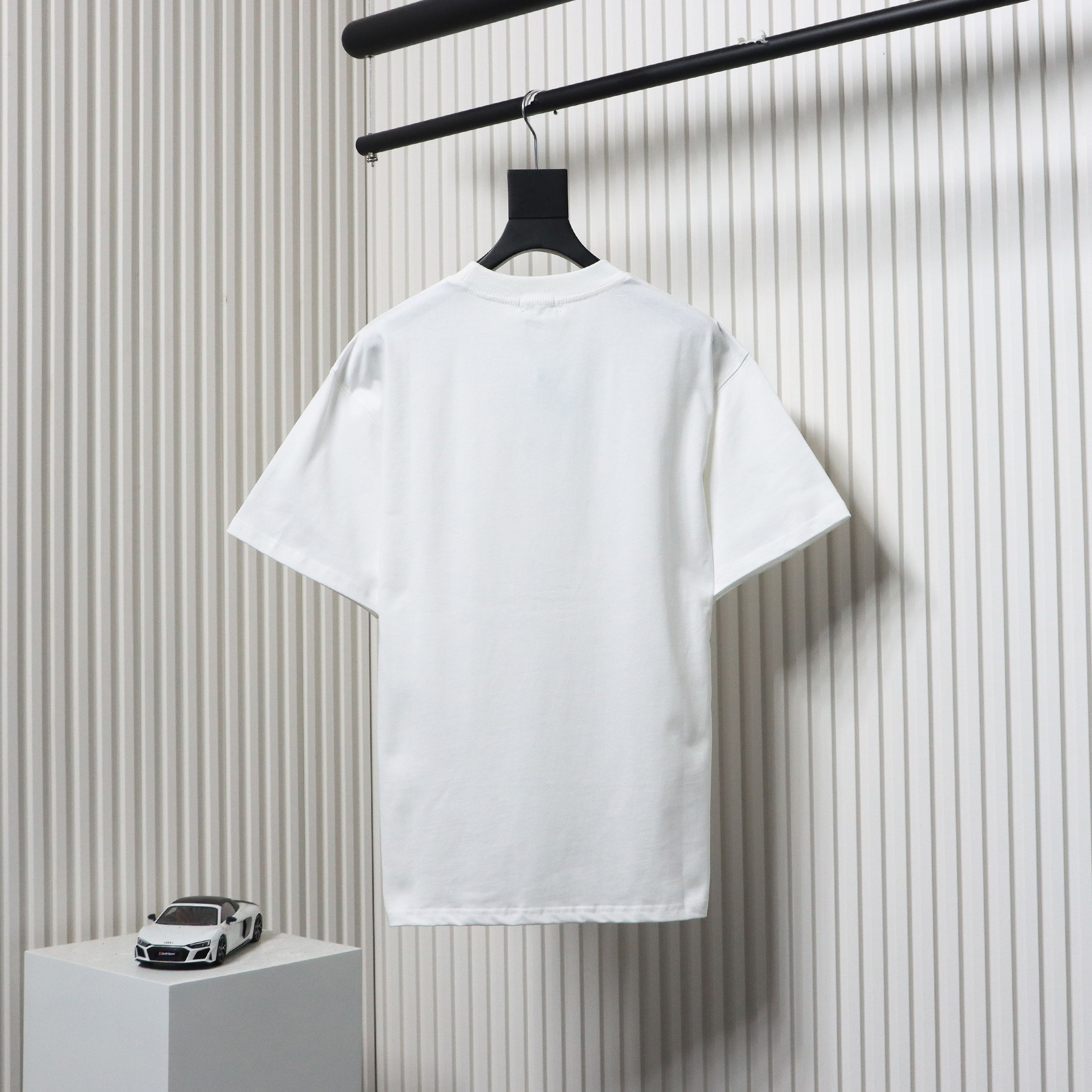 WE11DONE Rainbow Love Bear Print Short Sleeve T-Shirt White