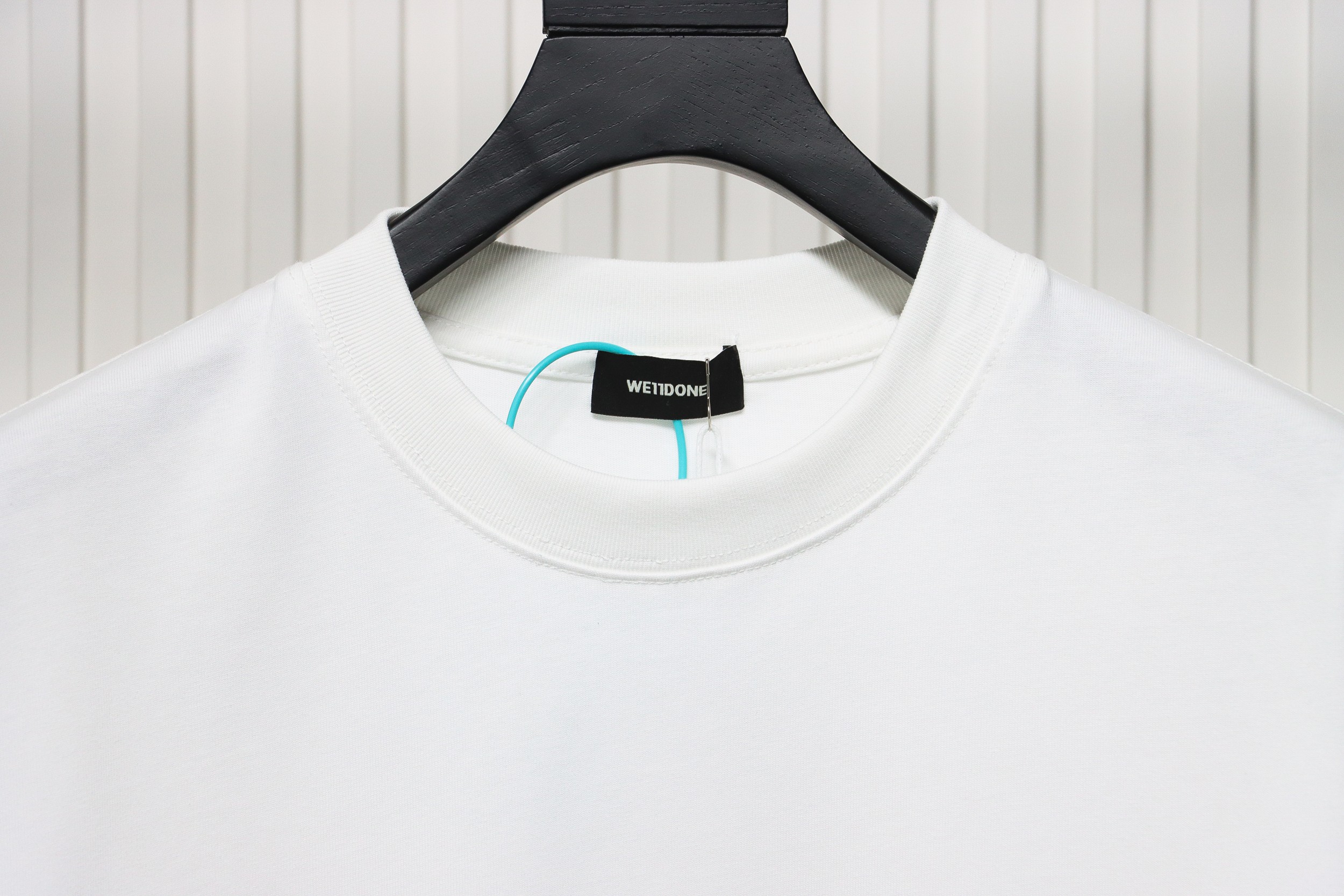 WE11DONE Rainbow Love Bear Print Short Sleeve T-Shirt White