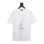 WE11DONE Rainbow Love Bear Print Short Sleeve T-Shirt White