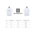 Givenchy 25ss braid 4G letter print short sleeve white