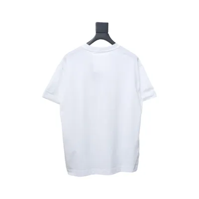 Givenchy 25ss braid 4G letter print short sleeve white 02