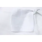 Givenchy 25ss braid 4G letter print short sleeve white