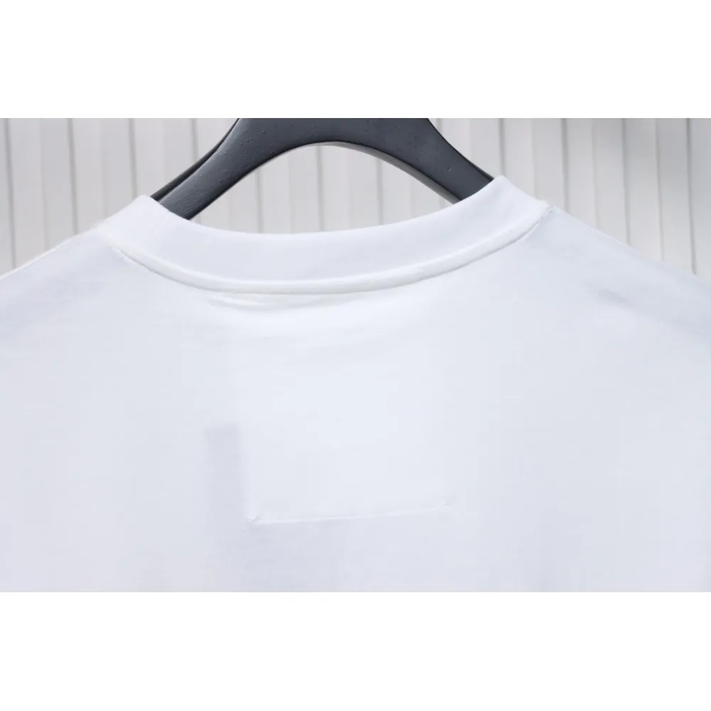Givenchy 25ss braid 4G letter print short sleeve white