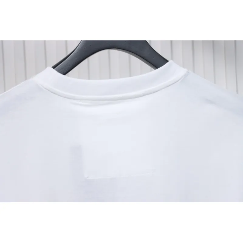 Givenchy 25ss braid 4G letter print short sleeve white