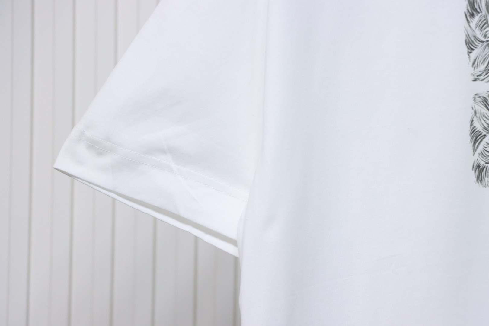 Givenchy 25ss braid 4G letter print short sleeve white