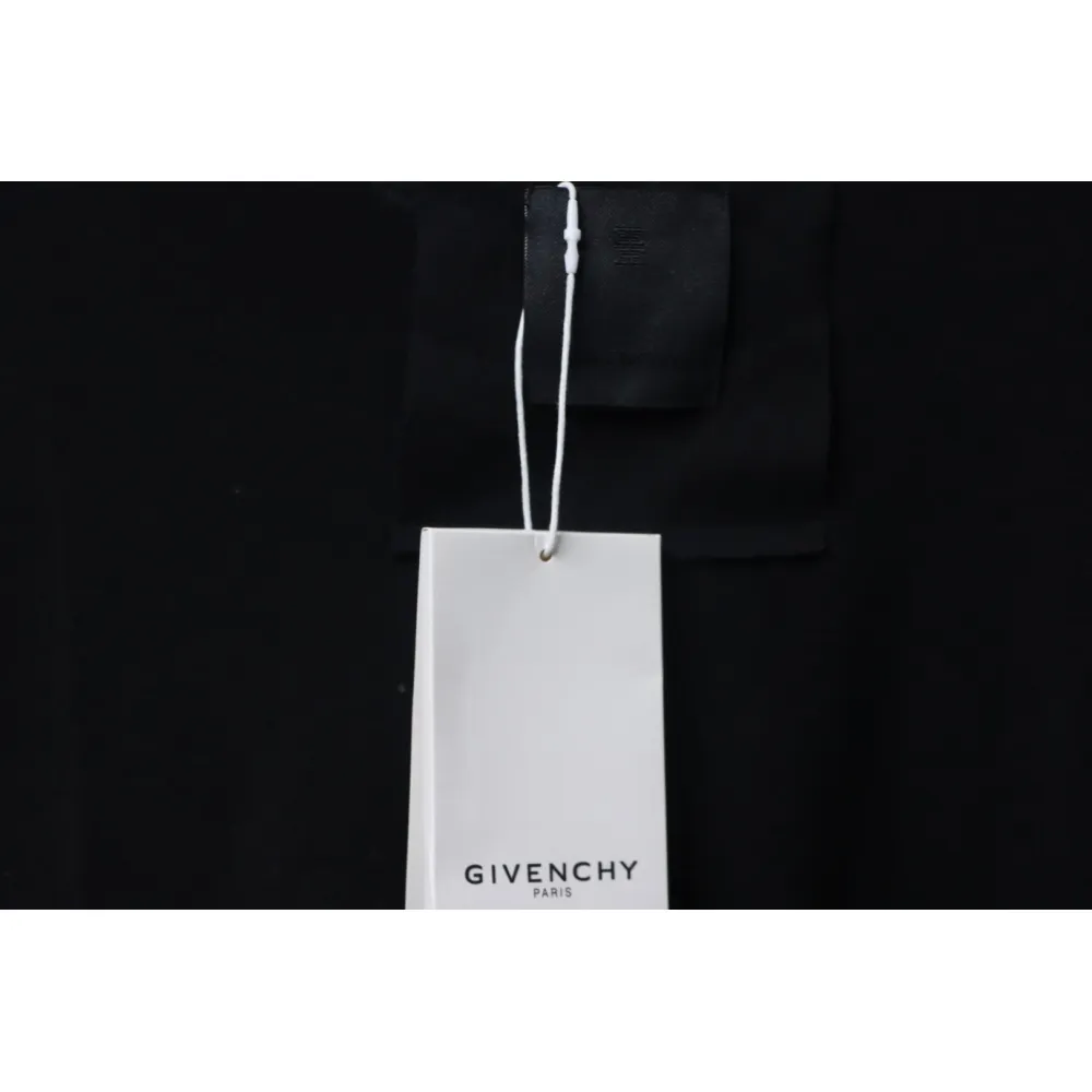 Givenchy 25ss classic shark white ink print short-sleeved T-shirt