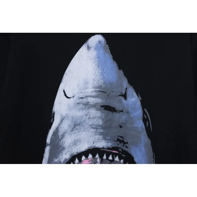 Givenchy 25ss classic shark white ink print short-sleeved T-shirt