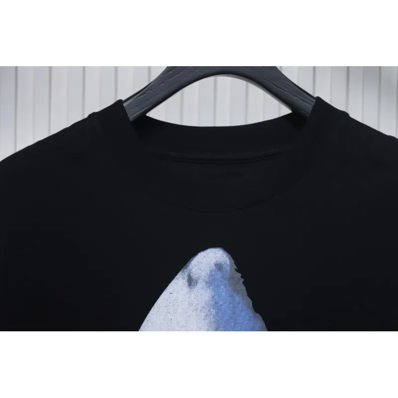Givenchy 25ss classic shark white ink print short-sleeved T-shirt