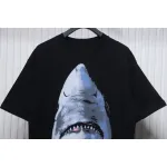 Givenchy 25ss classic shark white ink print short-sleeved T-shirt