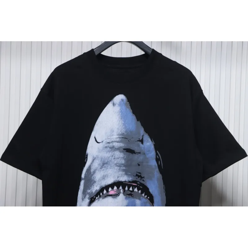Givenchy 25ss classic shark white ink print short-sleeved T-shirt