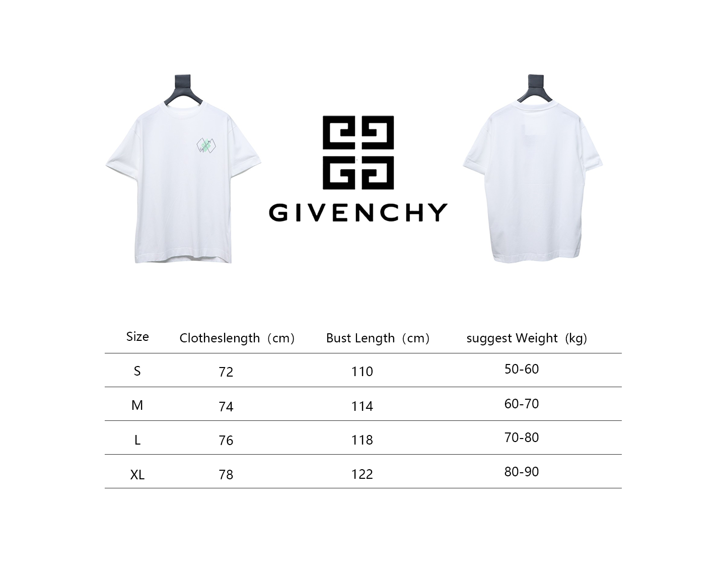 Givenchy 25ss sequined logo short sleeve