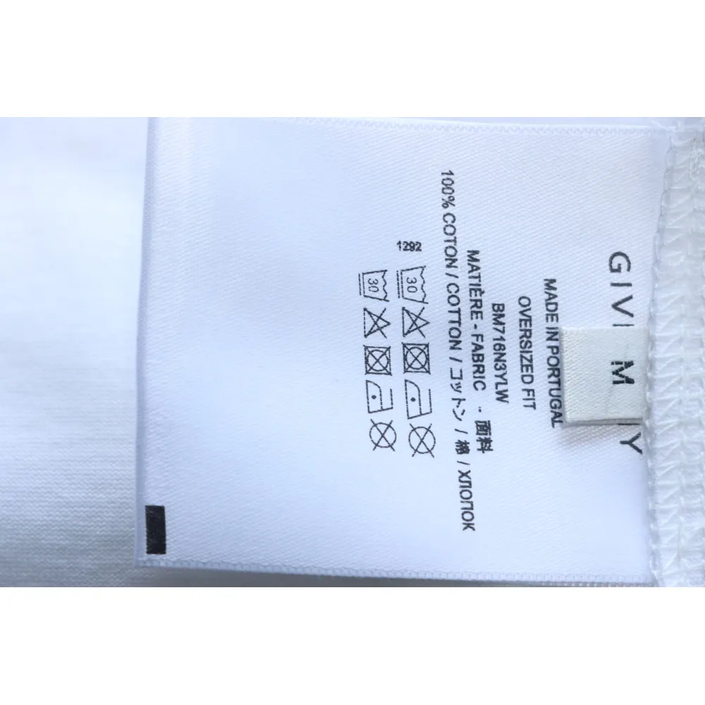 Givenchy 25ss sequined logo short sleeve