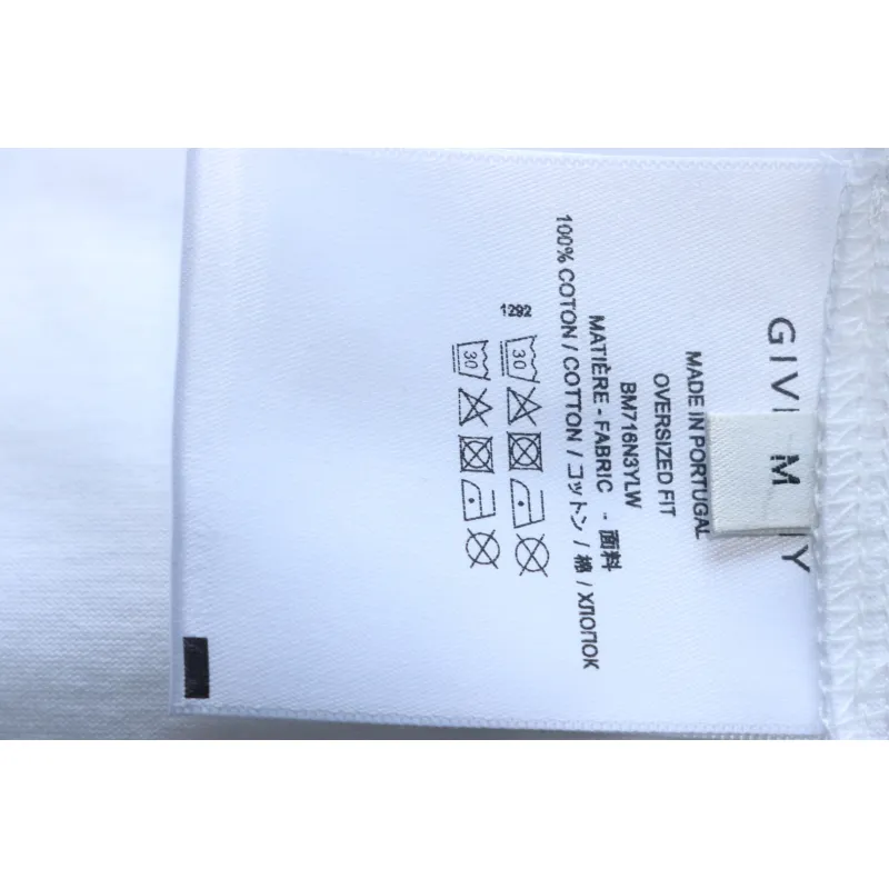 Givenchy 25ss sequined logo short sleeve