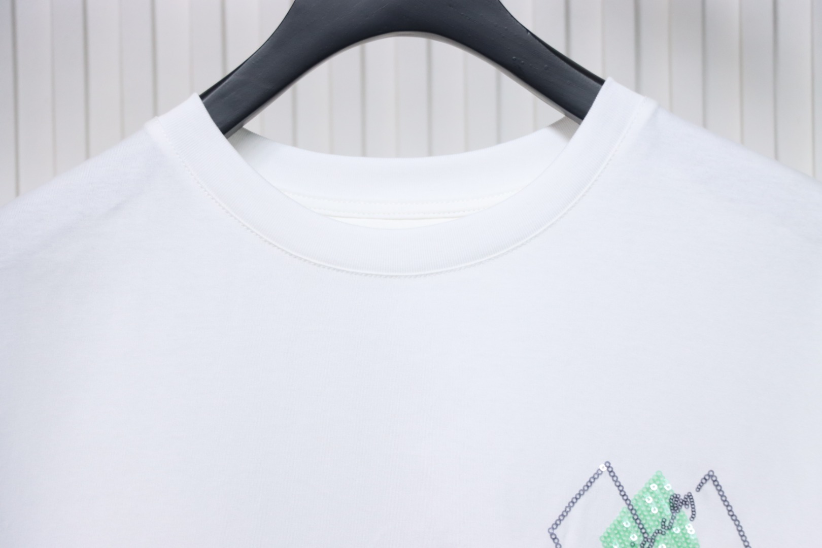 Givenchy 25ss sequined logo short sleeve