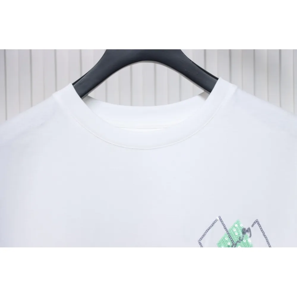 Givenchy 25ss sequined logo short sleeve