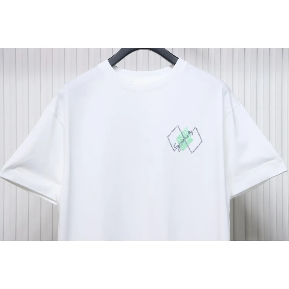 Givenchy 25ss sequined logo short sleeve
