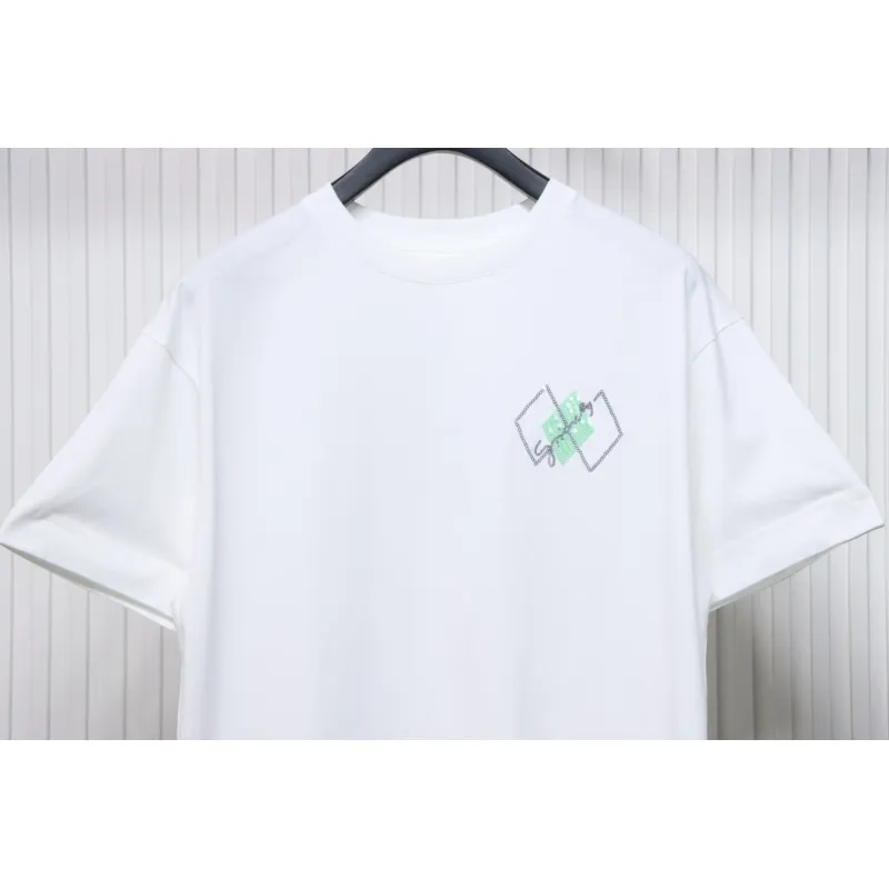 Givenchy 25ss sequined logo short sleeve