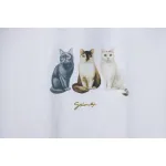 Givenchy 25ss three cats print short sleeves