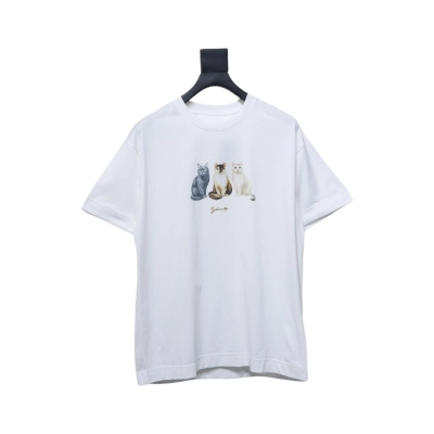 Givenchy 25ss three cats print short sleeves 01