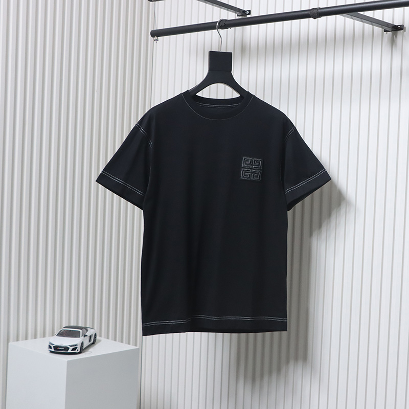 Givenchy 4G embroidered short-sleeved T-shirt on chest