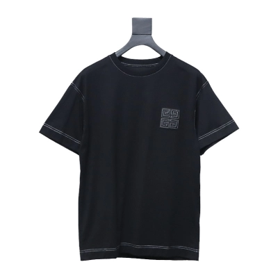 Givenchy 4G embroidered short-sleeved T-shirt on chest 01