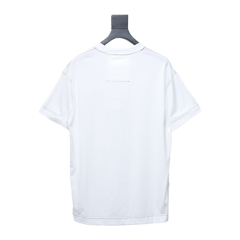 Givenchy 4G embroidered short-sleeved T-shirt on chest White