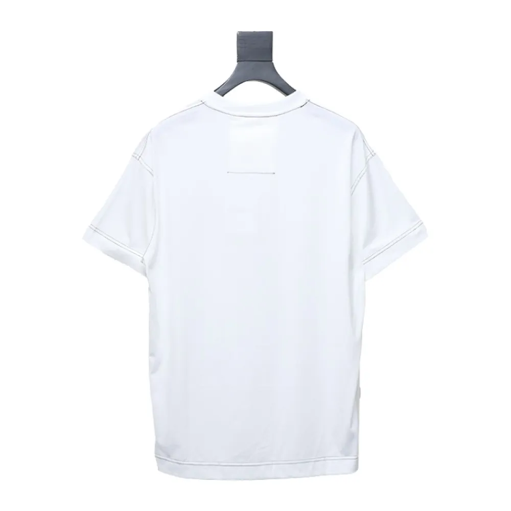 Givenchy 4G embroidered short-sleeved T-shirt on chest White