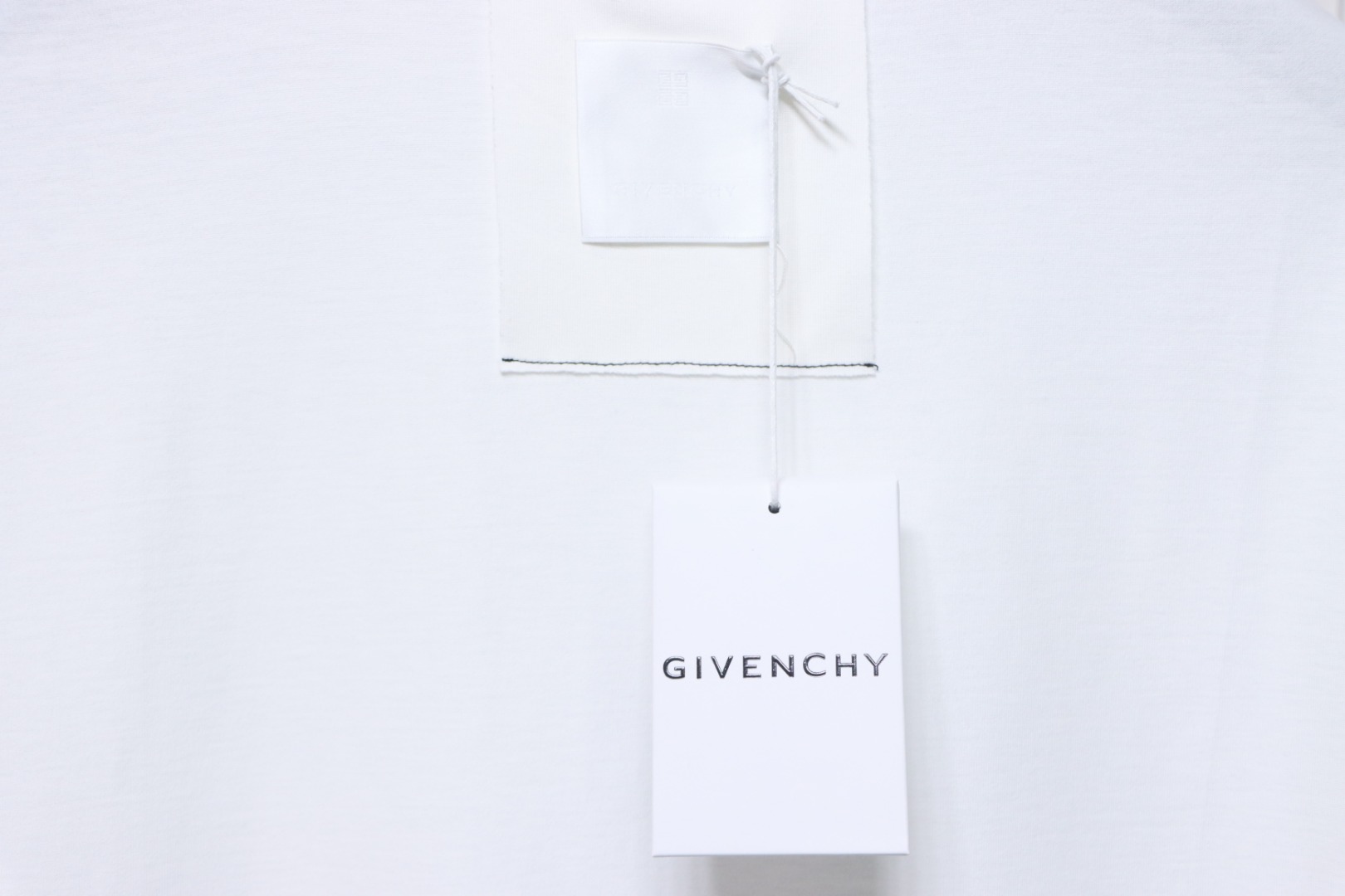 Givenchy 4G embroidered short-sleeved T-shirt on chest White