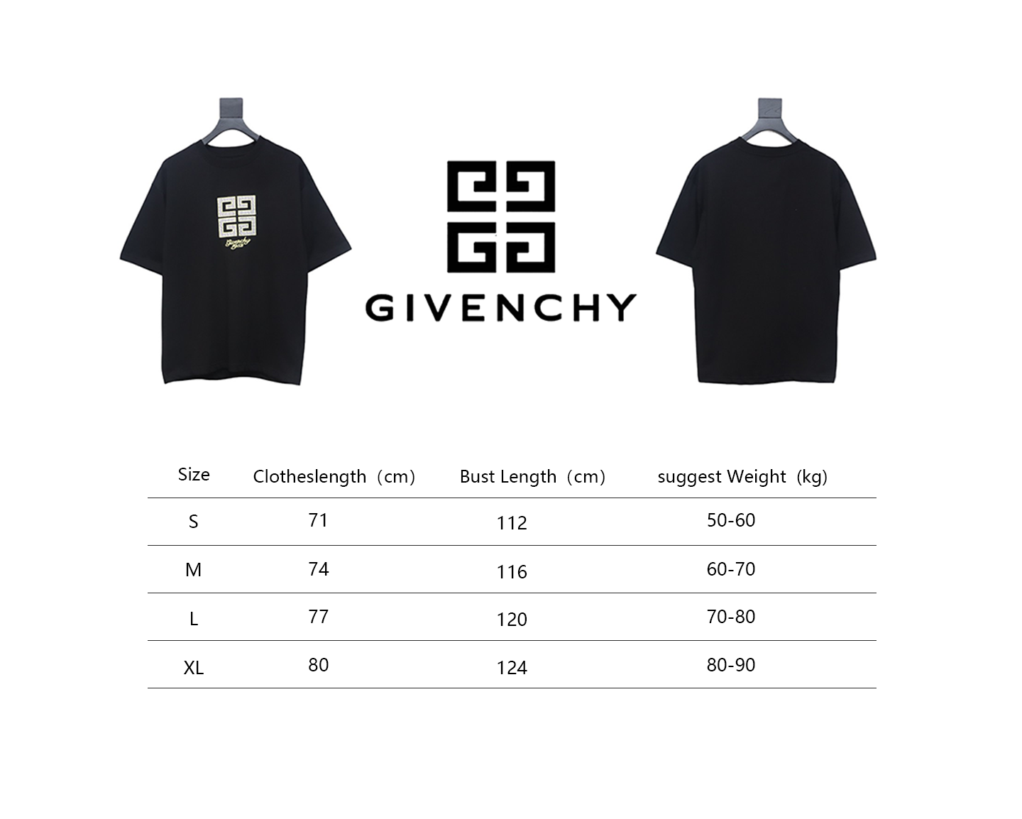 Givenchy Eyelet Embroidery Crewneck Short Sleeve T-Shirt black
