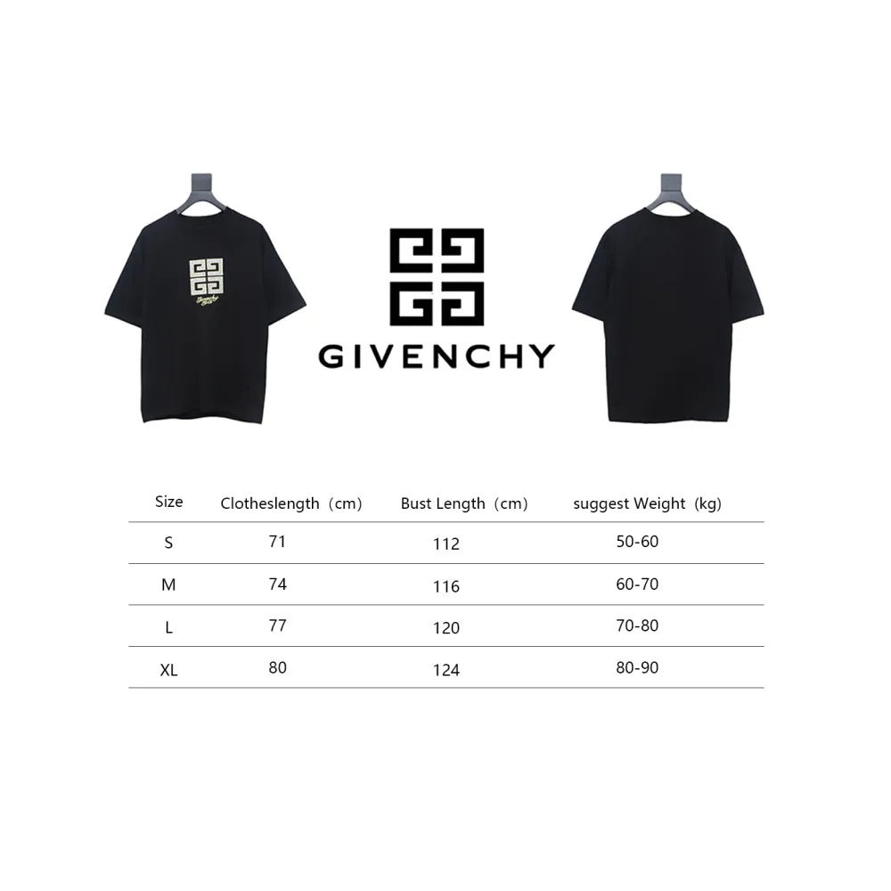 Givenchy Eyelet Embroidery Crewneck Short Sleeve T-Shirt black