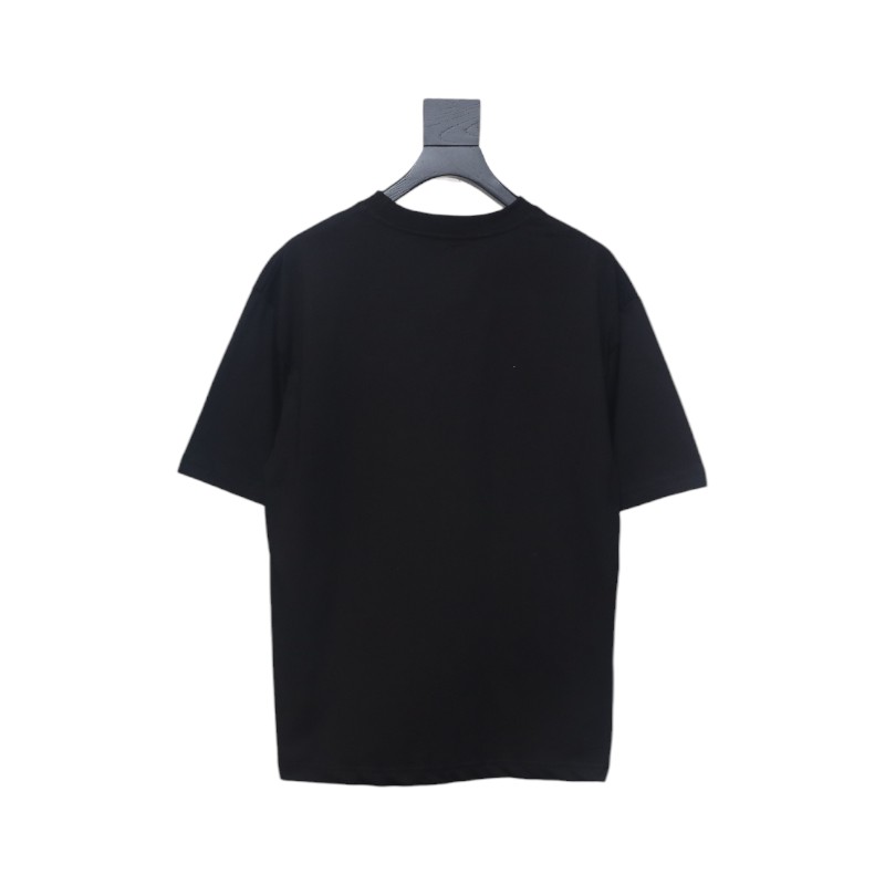 Givenchy Eyelet Embroidery Crewneck Short Sleeve T-Shirt black