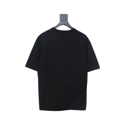 Givenchy Eyelet Embroidery Crewneck Short Sleeve T-Shirt black 02