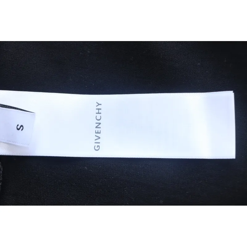 Givenchy Eyelet Embroidery Crewneck Short Sleeve T-Shirt black
