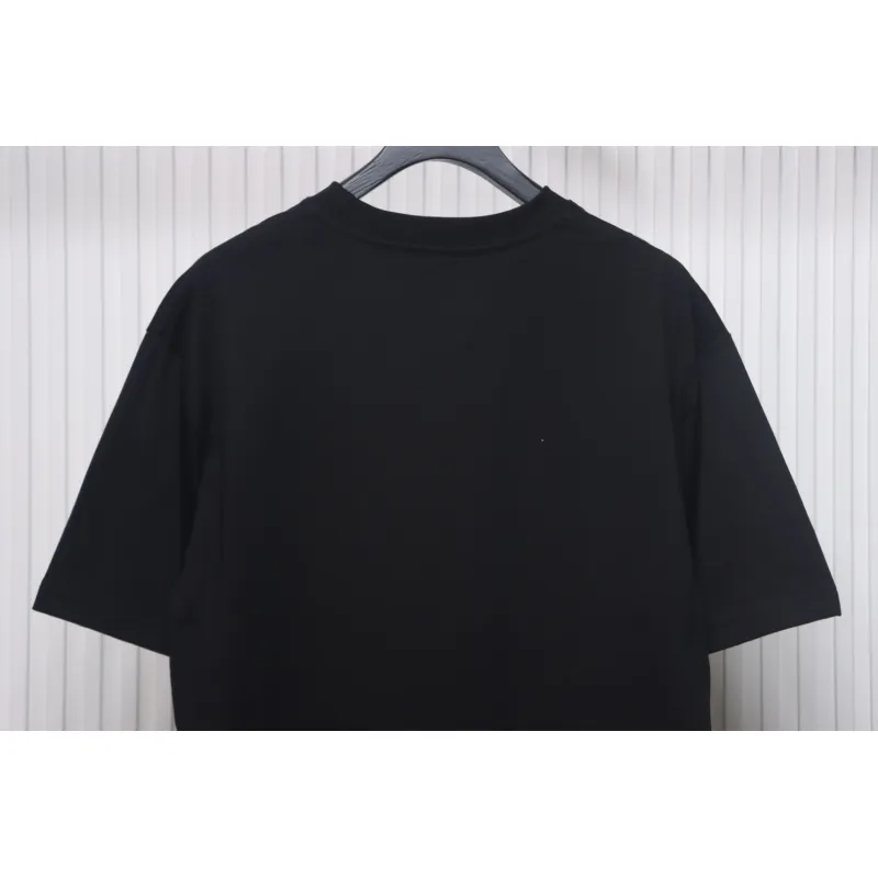 Givenchy Eyelet Embroidery Crewneck Short Sleeve T-Shirt black