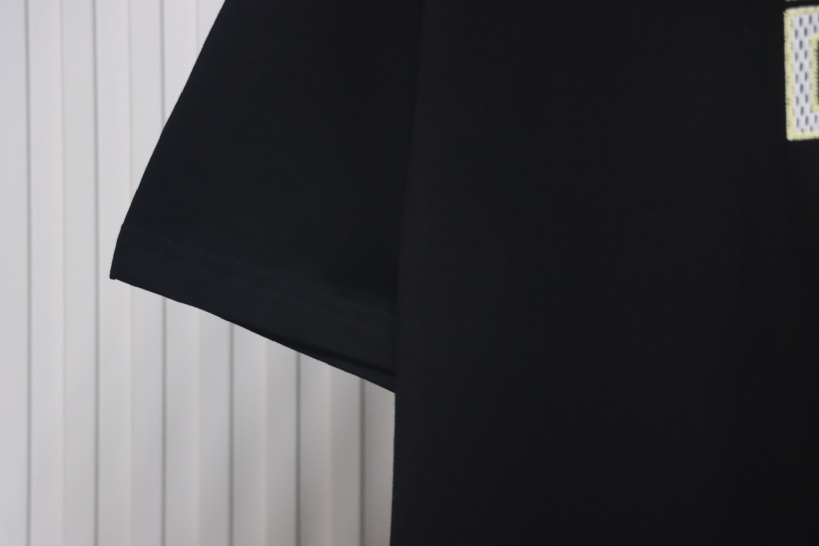 Givenchy Eyelet Embroidery Crewneck Short Sleeve T-Shirt black