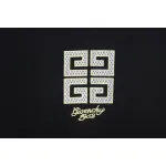 Givenchy Eyelet Embroidery Crewneck Short Sleeve T-Shirt black