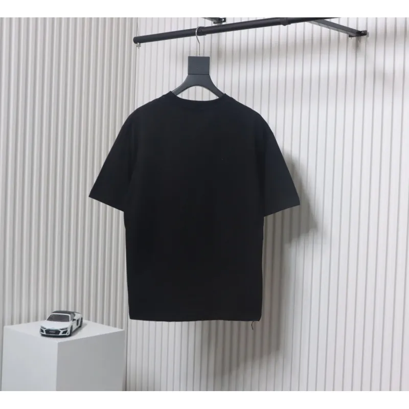 Givenchy Eyelet Embroidery Crewneck Short Sleeve T-Shirt black