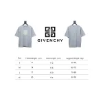 Givenchy Eyelet Embroidery Crewneck Short Sleeve T-Shirt Grey