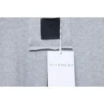 Givenchy Eyelet Embroidery Crewneck Short Sleeve T-Shirt Grey