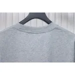 Givenchy Eyelet Embroidery Crewneck Short Sleeve T-Shirt Grey