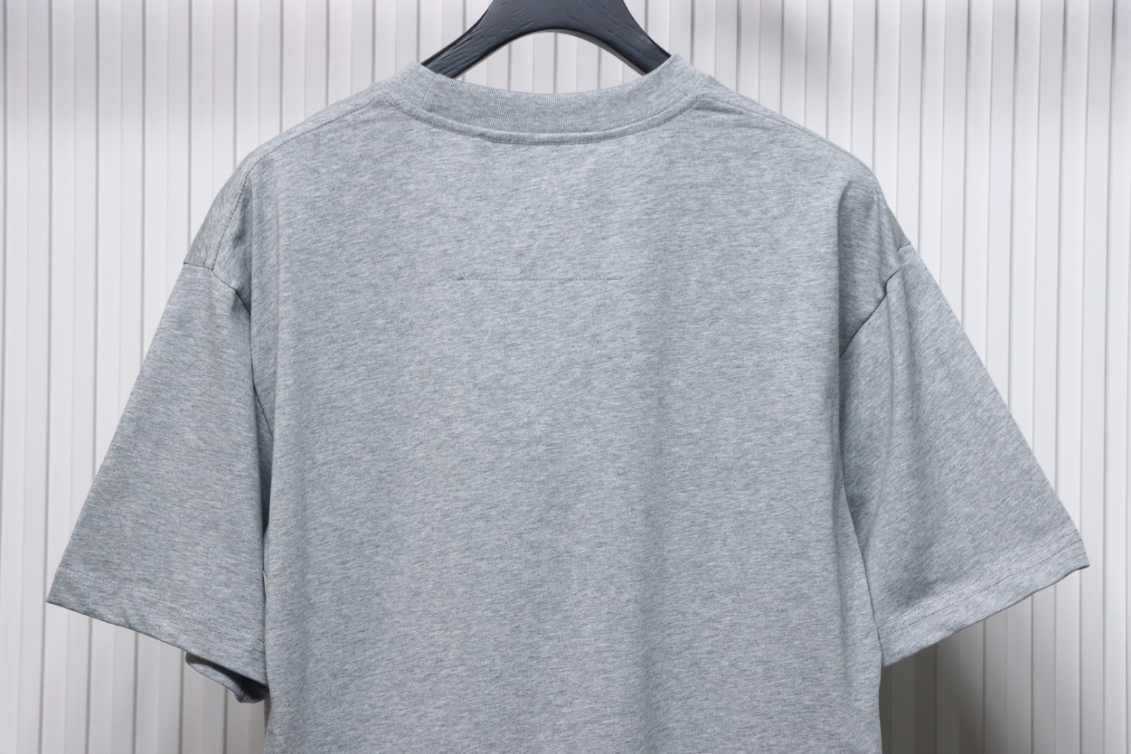 Givenchy Eyelet Embroidery Crewneck Short Sleeve T-Shirt Grey