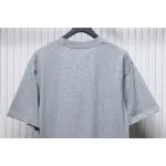 Givenchy Eyelet Embroidery Crewneck Short Sleeve T-Shirt Grey