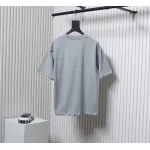 Givenchy Eyelet Embroidery Crewneck Short Sleeve T-Shirt Grey