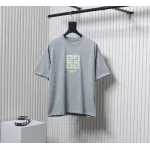 Givenchy Eyelet Embroidery Crewneck Short Sleeve T-Shirt Grey