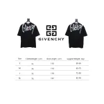 Givenchy Graffiti Letters Embroidered Logo Short Sleeve T-Shirt black