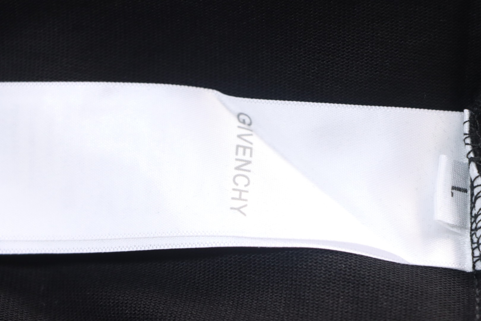 Givenchy Graffiti Letters Embroidered Logo Short Sleeve T-Shirt black