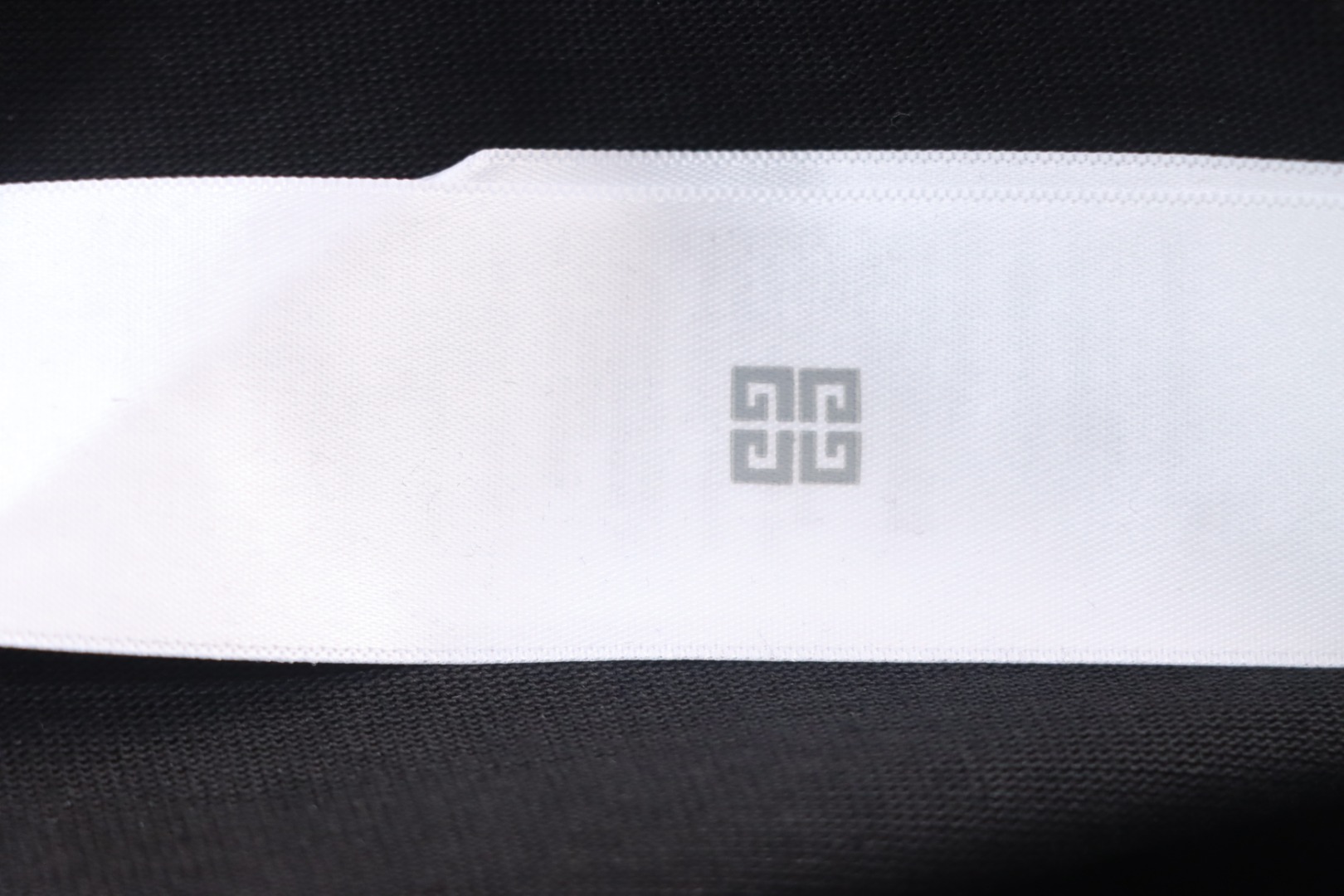 Givenchy Graffiti Letters Embroidered Logo Short Sleeve T-Shirt black